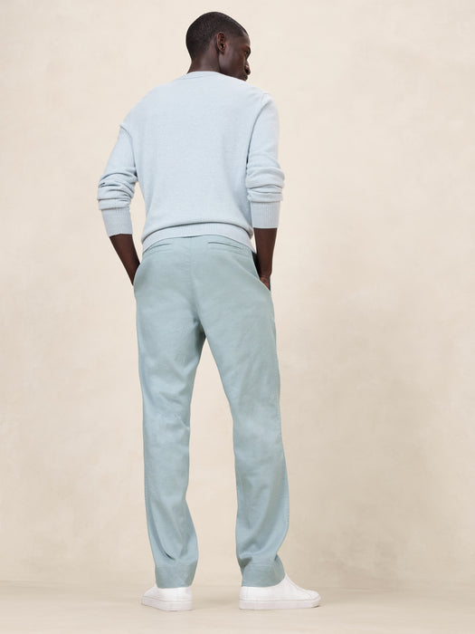 Linen-Cotton Traveler Pull-On Pant