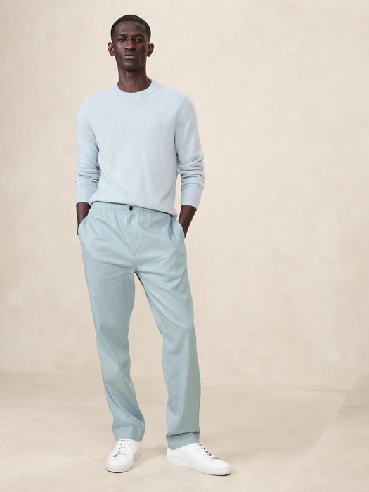 Linen-Cotton Traveler Pull-On Pant