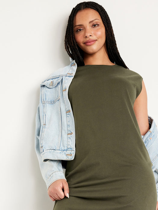 Sleeveless Maxi Column Dress