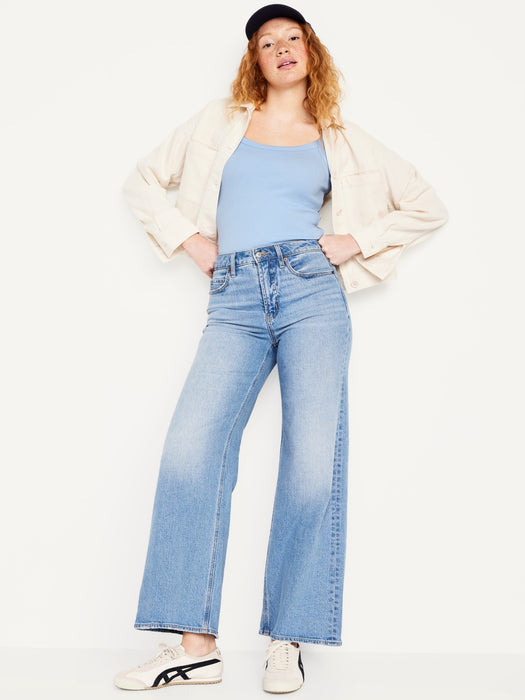 Fitted Rib-Knit Tank Top