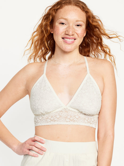 Lace Longline Racerback Bralette