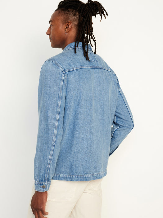 Relaxed Jean Chore Jacket