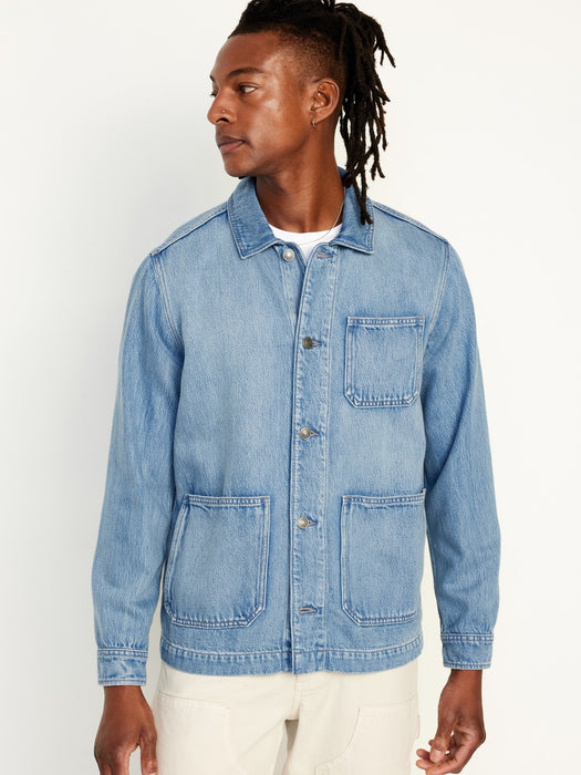 Relaxed Jean Chore Jacket