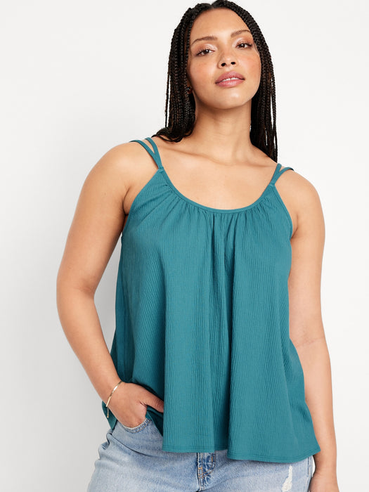 Strappy Tie-Back Tank Top