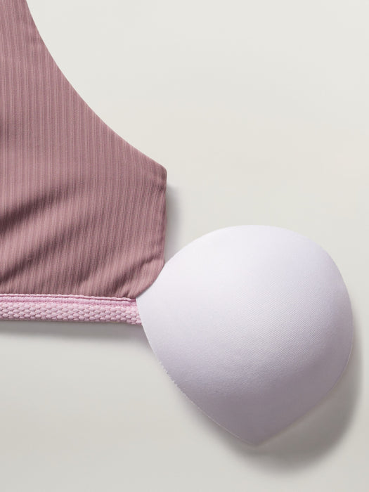 Athleta Girl Reversible Textured Scoop Bikini Top