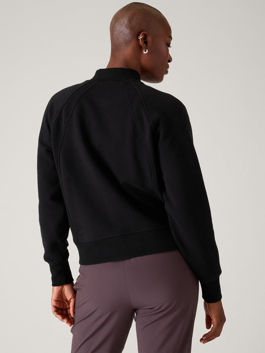 Retroplush Bomber Jacket