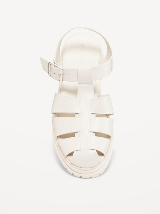 Chunky Heel Fisherman Sandal