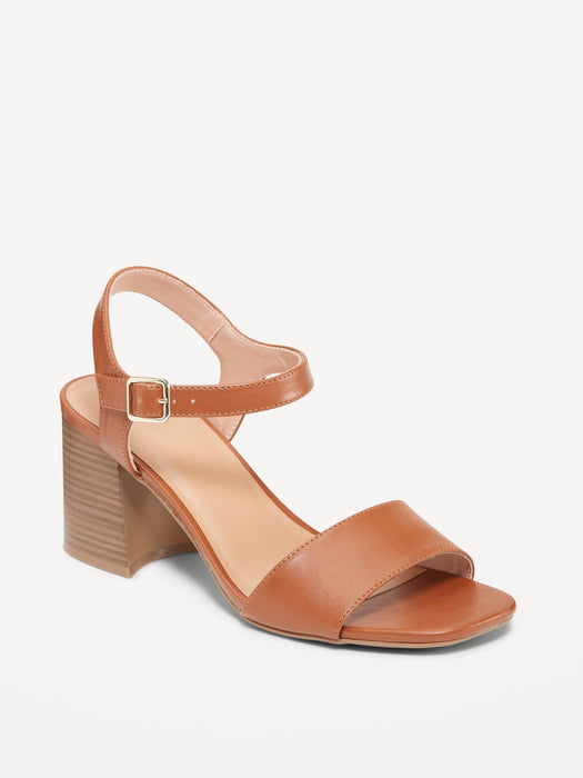 Strappy Block Heel Sandals