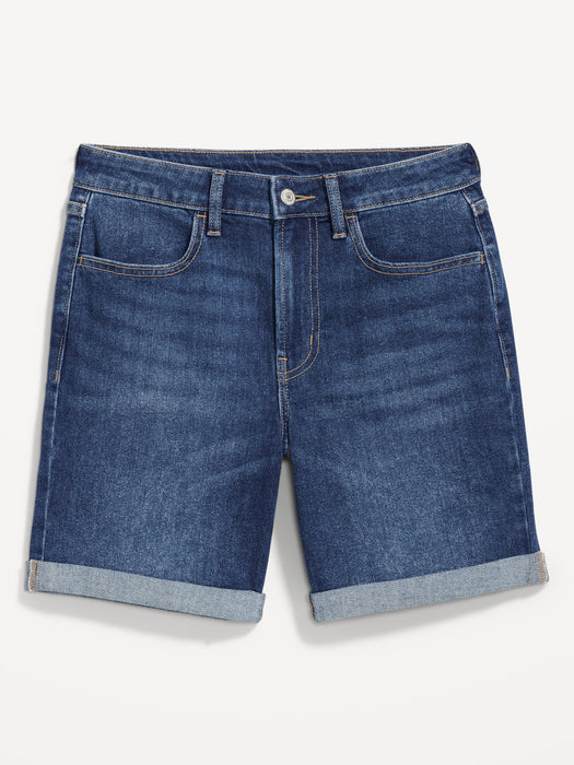 High-Waisted Wow Jean Shorts -- 7-inch inseam