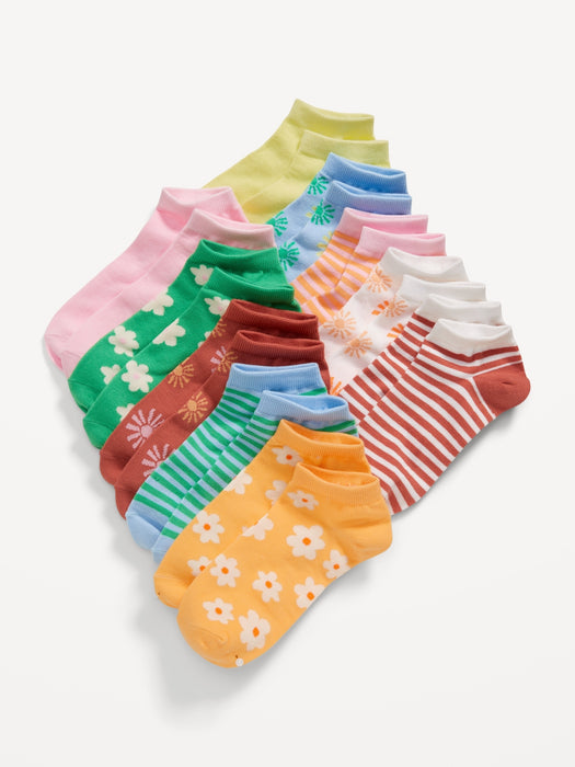 Ankle Socks 10-Pack for Girls