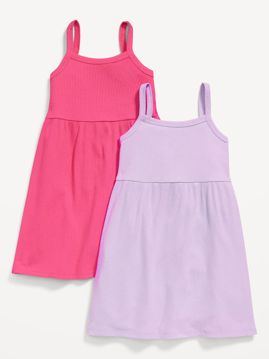 Sleeveless Fit and Flare Dress 2-Pack for Toddler Girls
