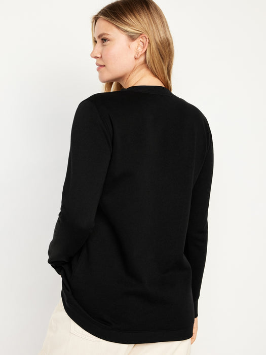 Maternity Cross-Front Nursing Sweatshirt