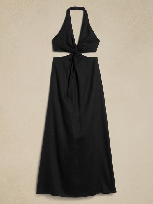 Lisa Linen Midi Dress