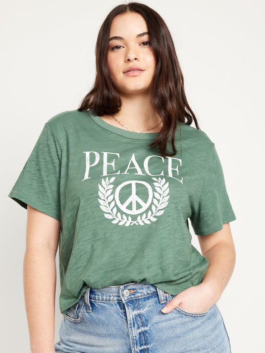 EveryWear Cropped Graphic T-Shirt