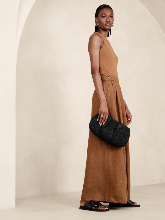 Riviera Raffia Clutch