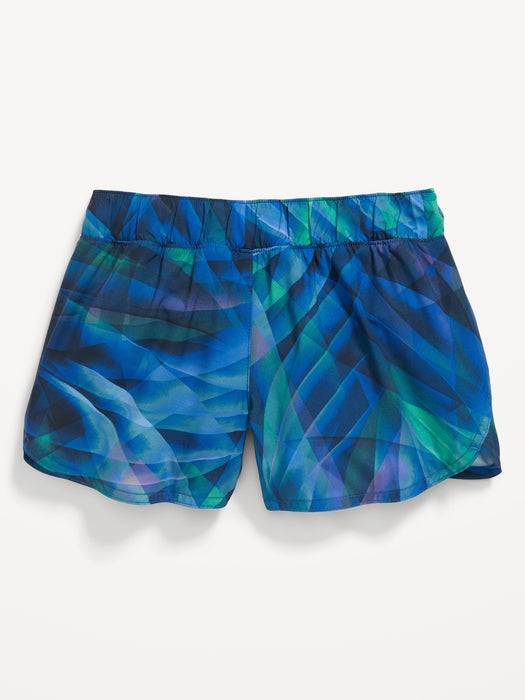Dolphin-Hem Run Shorts for Girls
