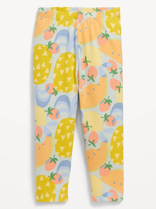 Printed Full-Length Leggings for Toddler Girls