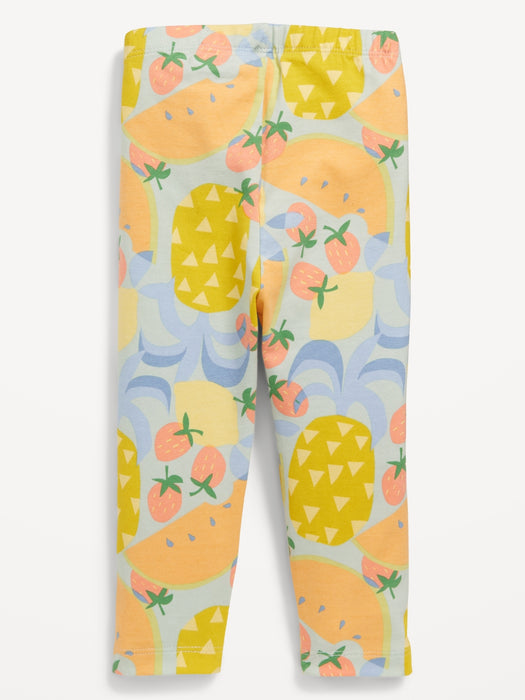 Printed Full-Length Leggings for Toddler Girls