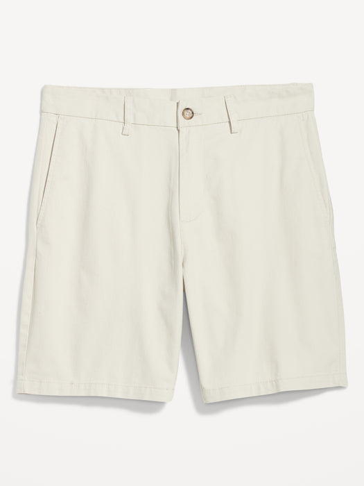 Slim Built-In Flex Rotation Chino Shorts -- 8-inch inseam