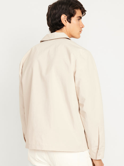 Water-Resistant Zip Jacket