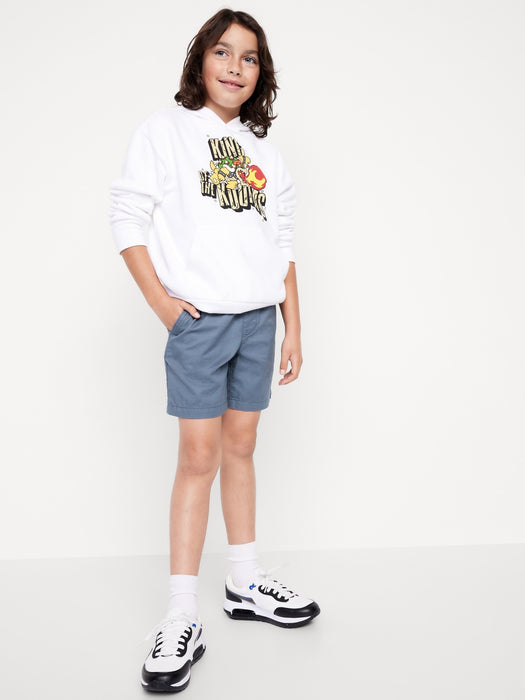 Above Knee Twill Pull-On Shorts for Boys
