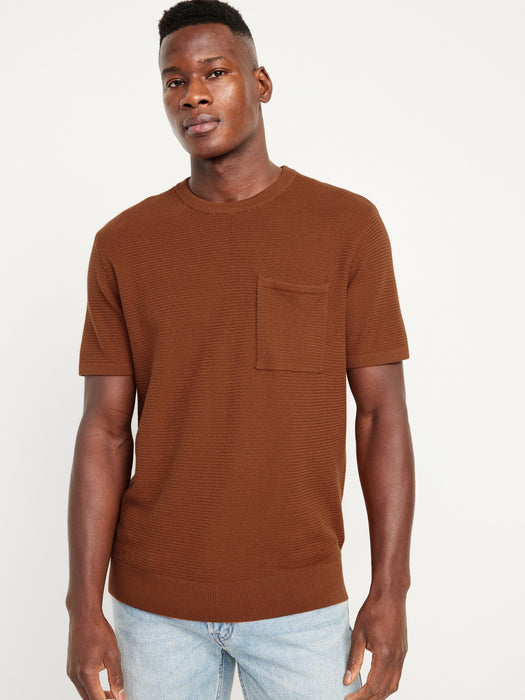 Sweater-Knit T-Shirt