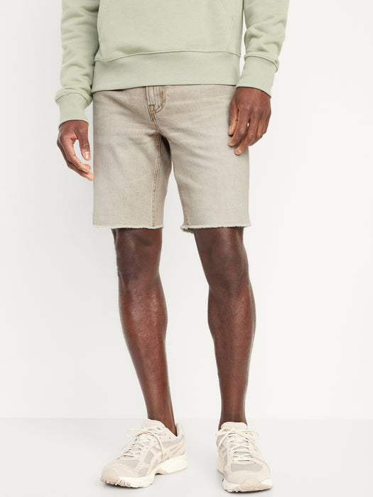 Slim Cut-Off Jean Shorts -- 9.5-inch inseam