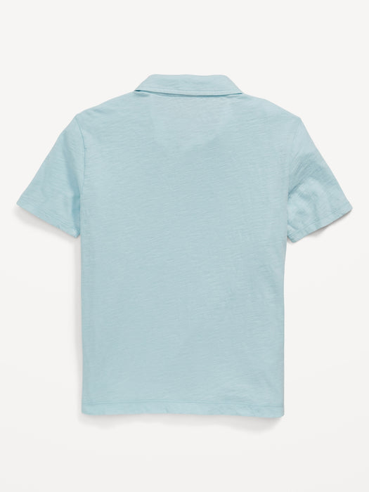 Short-Sleeve Pocket Polo Shirt for Boys