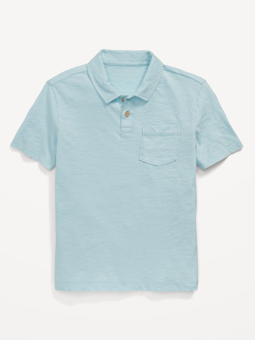 Short-Sleeve Pocket Polo Shirt for Boys