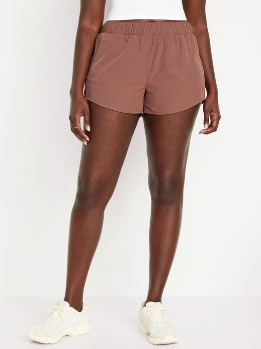 Mid-Rise StretchTech Run Shorts -- 3-inch inseam