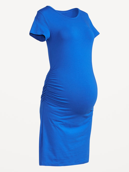 Maternity Short-Sleeve Bodycon Dress