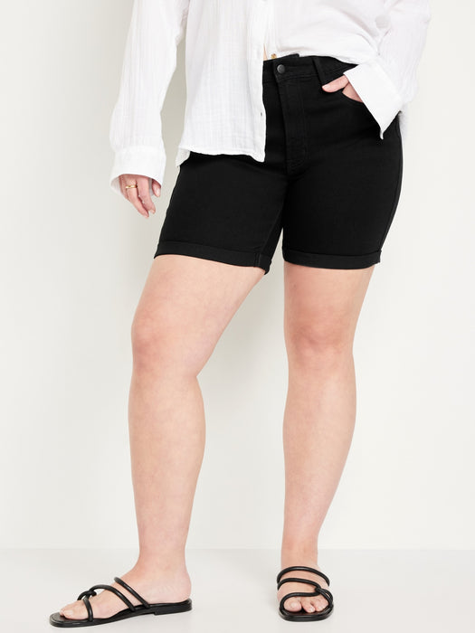 High-Waisted Wow Jean Shorts -- 7-inch inseam