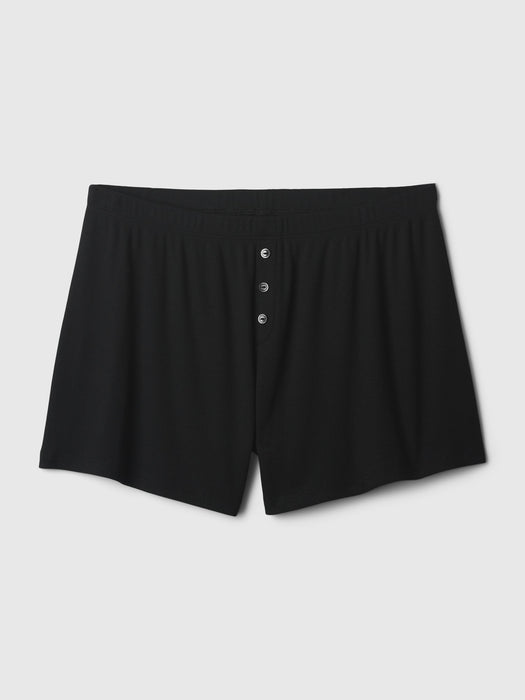 Mini Rib Relaxed PJ Shorts