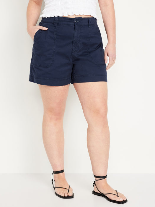 High-Waisted OGC Chino Shorts -- 5-inch inseam