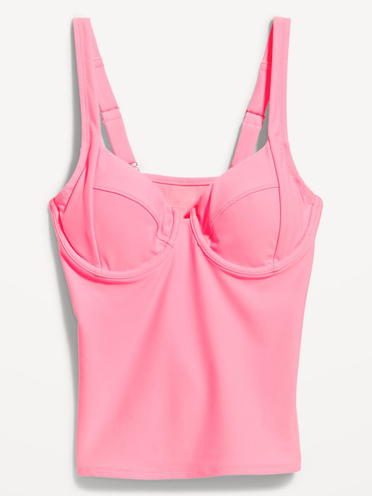 Underwire Tankini Swim Top