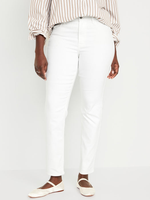 High-Waisted Wow Straight Ankle Jeans