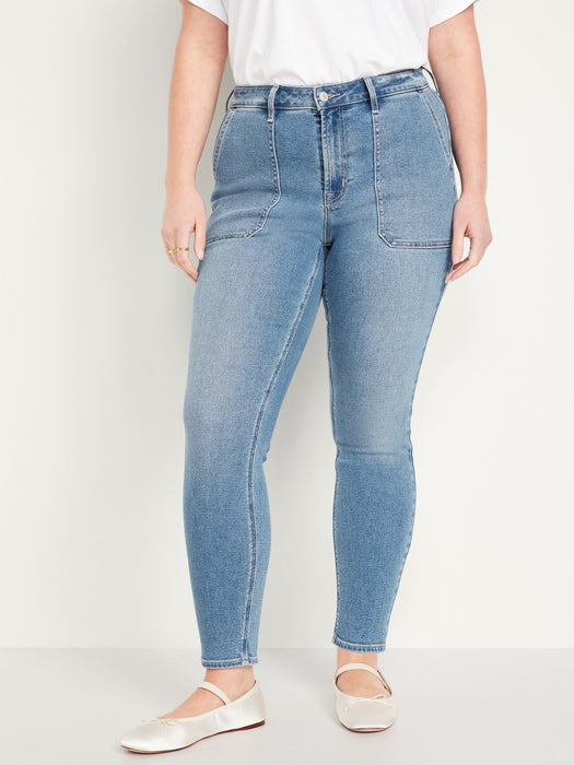 High-Waisted Rockstar Super-Skinny Jeans