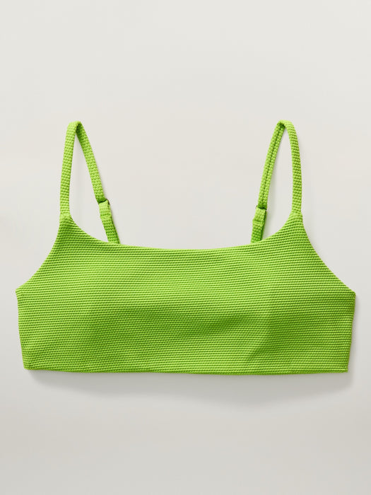 Scoop Pique Bikini Top A-C