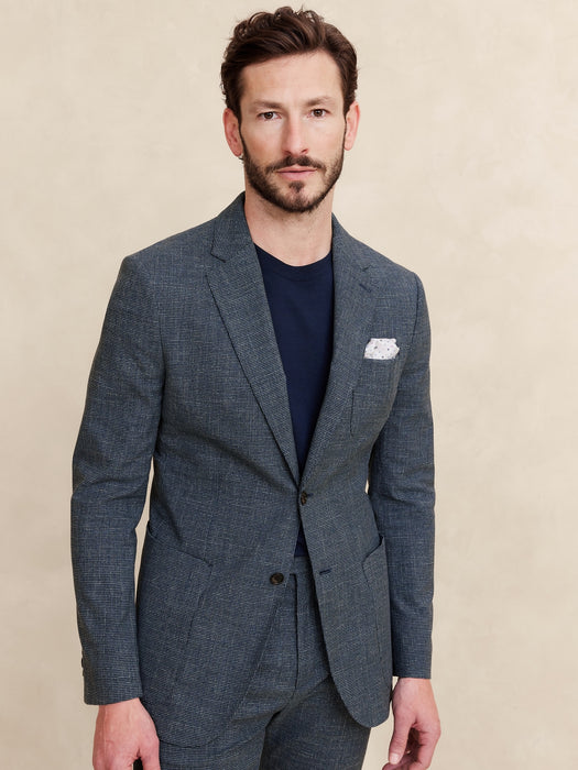 Italian Stretch-Cotton Suit Jacket