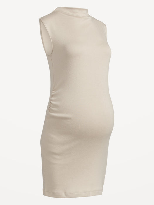 Maternity Mock Neck Mini Dress