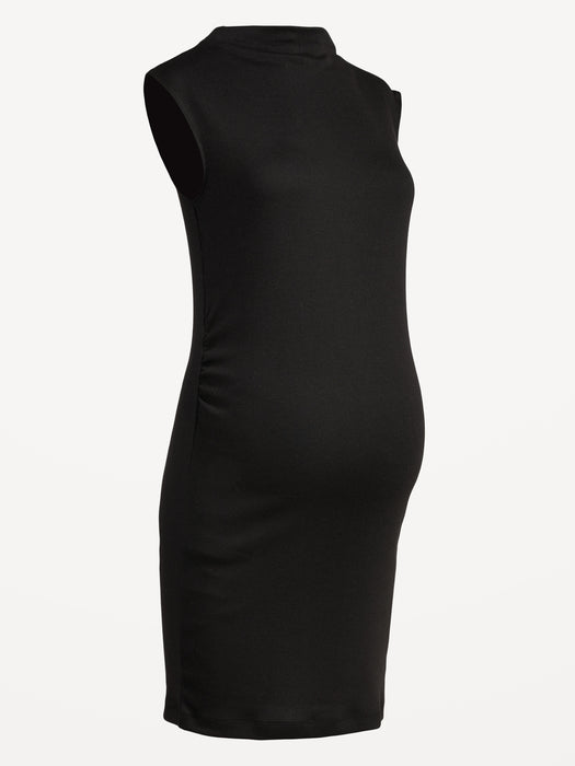 Maternity Mock Neck Mini Dress