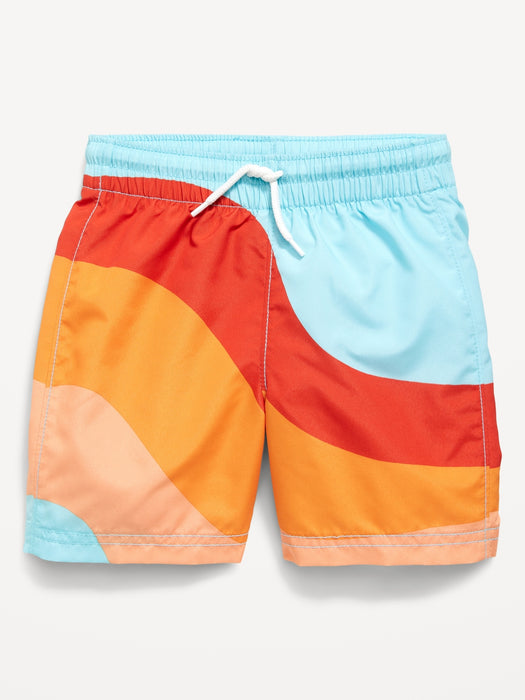 Printed Swim Trunks for Toddler Boys