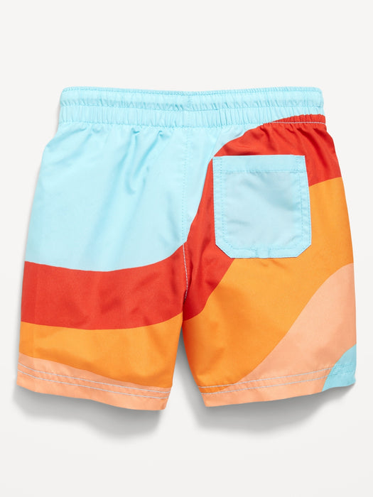 Printed Swim Trunks for Toddler Boys