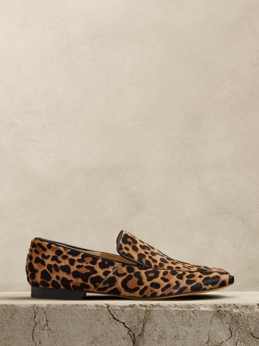 Luz Haircalf Leather Loafer