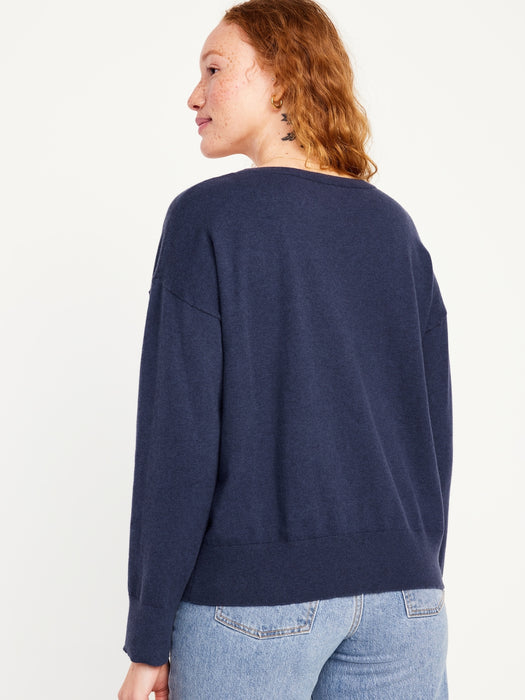 SoSoft Lite Loose V-Neck Sweater
