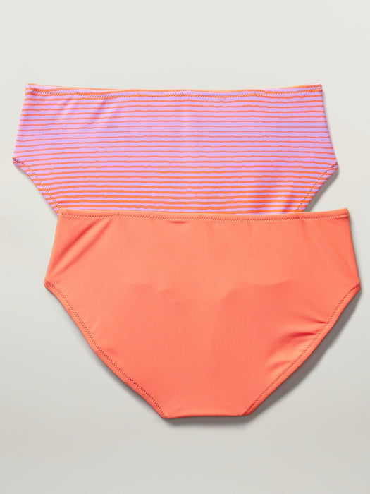 Athleta Girl Reversible Mid Rise Swim Bottom