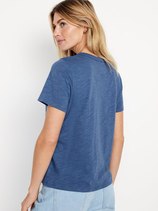 EveryWear Slub-Knit Graphic T-Shirt