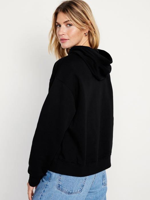 Logo Zip Hoodie Sweatshirt