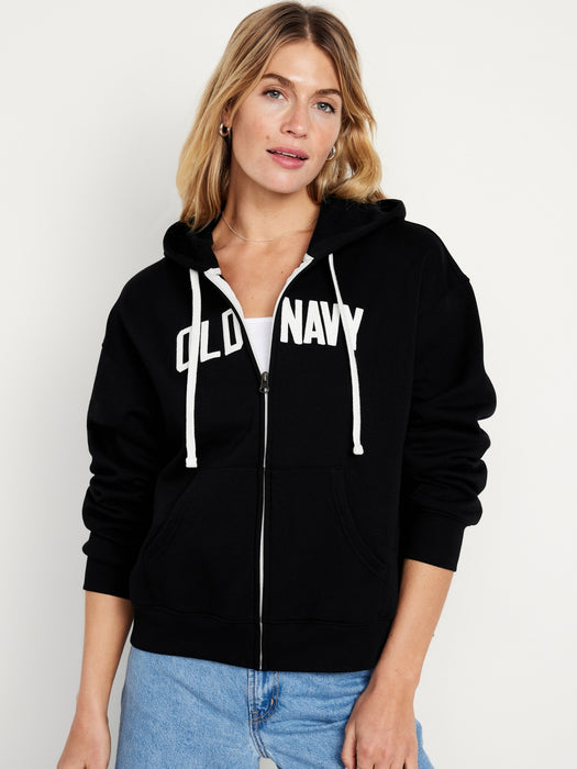 Logo Zip Hoodie