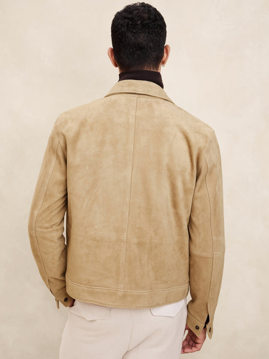 Suede Trucker Jacket